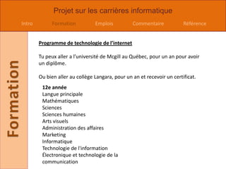 Peut aussi créent des modèle pour la troisième dimension. Je ne suis pas intéressé par cette emploi puisque je n’aime pas trop utiliser les ordinateurs comme emploi.