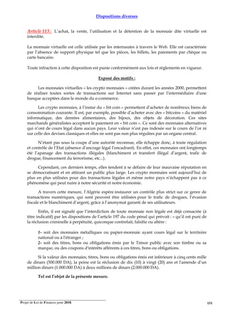 Projet de loi de finances 2018-ALGÉRIE / version finale-