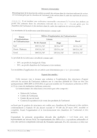 Projet de loi de finances pour 2016 -ALGÉRIE- Slide 62