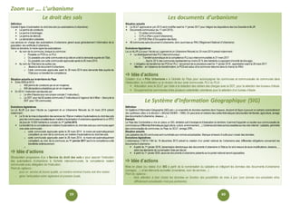 Le droit des sols 
Définition 
Il existe 4 types d’autorisation du droit des sols (ou autorisations d’urbanisme) : 
 Le permis de construire, 
 Le permis d’aménager, 
 Le permis de démolir, 
 La déclaration préalable. 
Les services en charge des autorisations d’urbanisme gèrent aussi généralement l’information de la population, les certificats d’urbanisme,… 
Dans ce domaine, le maire signe les autorisations : 
 Au nom de la commune, lorsque la commune : 
o Possède un POS ou un PLU, 
o Ou possède une carte communale et qu’elle en a fait la demande auprès de l’Etat, 
o Ou possède une carte communale approuvée après le 26 mars 2014. 
 Au nom de l’Etat dans les autres cas : 
o Absence de document d’urbanisme, 
o Carte communale approuvée avant le 26 mars 2014 sans demande faite auprès de l’Etat pour un transfert de compétence. 
Situation actuelle sur le territoire du Pays 
 Entre 2009 et 2012 : 
o 458 permis de construire par an en moyenne, 
o 949 déclarations préalables par an en moyenne. 
 En 2014, l’instruction est assurée par : 
o La ville d’Issoire pour son propre compte (1 instructeur), 
o La DDT pour les 92 autres communes (7 instructeurs à l’agence Val d’Allier – Sancy de la DDT pour 135 communes). 
Evolutions législatives 
La Loi ALUR (Loi pour l’Accès au Logement et un Urbanisme Rénové) du 24 mars 2014 prévoit notamment : 
 La fin de la mise à disposition des services de l’Etat en matière d’autorisations du droit des sols pour les communes compétentes en matière d’autorisation d’urbanisme appartenant à un EPCI de plus de 10 000 habitants à compter du 1er juillet 2015, 
 Le transfert de la compétence en matière d’autorisations du droit des sols aux communes ayant une carte communale : 
o carte communale approuvée après le 26 mars 2014 : le maire est automatiquement compétent, au nom de la commune, en matière d’autorisations du droit des sols, 
o carte communale approuvée avant le 26 mars 2014 : le maire est automatiquement compétent, au nom de la commune, au 1er janvier 2017 sauf si la compétence a été transférée antérieurement. 
o 
 Idée d’actions 
Structuration progressive d’un « Service du droit des sols » pour assurer l’instruction des autorisations d’urbanisme à l’échelle intercommunale, la compétence restant communale avec délégation de l’instruction. 
Point de vigilance : 
- pour un service de bonne qualité, un nombre minimal d’actes doit être réalisé. 
- gérer l’articulation entre règlement et pression locale, 
Les documents d’urbanisme 
Situation actuelle 
 Le SCoT approuvé en juin 2013 est à modifier avant le 1er janvier 2017 pour intégrer les dispositions des lois Grenelle et ALUR 
 Documents communaux (au 11 avril 2013) : 
o 12 cartes communales, 
o 12 PLU (Plan Local d’Urbanisme), 
o 23 POS (Plan d’Occupation des Sols). 
 46 communes sans document d’urbanisme, donc soumises au RNU (Règlement National d’Urbanisme) 
Evolutions législatives 
La Loi ALUR (Loi pour l’Accès au Logement et un Urbanisme Rénové) du 24 mars 2014 prévoit notamment : 
 Le développement des PLU intercommunaux : 
o Transfert automatique de la compétence PLU aux intercommunalités le 27 mars 2017 
… Sauf si 25 % des communes représentant au moins 20 % des habitants s’y opposent (minorité de blocage). 
 L’obligation de transformer les POS en PLU : lancement de la procédure avant le 1er janvier 2016 ; approbation avant le 26 mars 2017 
Attention : en l’absence de transformation, le POS est caduc et la commune retourne dans le champ du RNU. 
 Idée d’actions 
Création d’un « Pôle Urbanisme » à l’échelle du Pays pour accompagner les communes et communautés de communes dans l’élaboration, la modification ou la révision de leur carte communale, PLU ou PLUi : 
 Articulation avec le SCoT par l’aide à la rédaction des cahiers des charges avec la DDT, pour la sélection des bureaux d’étude 
 Groupement de commandes entre plusieurs collectivités volontaires pour la sélection d’un bureau d’étude 
Le Système d’Information Géographique (SIG) 
Définition 
Un Système d’Information Géographie (SIG) est « un ensemble de données repérées dans l’espace, structuré de façon à pouvoir en extraire commodément des synthèses utiles à la décision » (Michel DIDIER – 1990). On peut ainsi en extraire des cartes thématiques (structuration territoriale, agriculture, zonage des documents d’urbanisme, réseaux,…). 
Exemple 
Le Pays des Combrailles a mis en place un SIG, véritable outil d’analyse et d’évaluation du territoire. Il permet d’apporter un soutien aux communautés de communes sur différentes thématiques (agriculture, culture, environnement,…). Certaines données sont accessibles sur leur site internet : cadastre, périmètre des communautés de communes, du Pays, du SCoT, zonage ZRR,… 
Situation actuelle 
Les cadastres des 93 communes sont numérisés aux normes actualisables. Manque et besoin d’outils pour croiser des données. 
Evolutions législatives 
L’ordonnance n°2013-1184 du 19 décembre 2013 prévoit la création d’un portail national de l’urbanisme avec différentes obligations concernant les documents d’urbanisme : 
 A partir du 1er janvier 2016, transmission électronique des documents d’urbanisme à l’Etat au fur et à mesure de leurs modifications, révisions,…, selon les standards de numérisation fixés par décret 
 A partir du 1er janvier 2020, seuls les documents d’urbanisme présents sur le portail national seront opposables. 
 Idée d’actions 
Mise en place (ou relais) d’un SIG à partir de la numérisation du cadastre en intégrant les données des documents d’urbanisme (zonages,…), et les éléments souhaités (inventaires, suivi de services…) 
Point de vigilance : 
- faire attention à bien choisir les données en fonction des possibilités de mise à jour (une donnée non-actualisée et/ou difficilement actualisable n’est pas pertinente). 
Zoom sur …. L’urbanisme 
59 
60  
