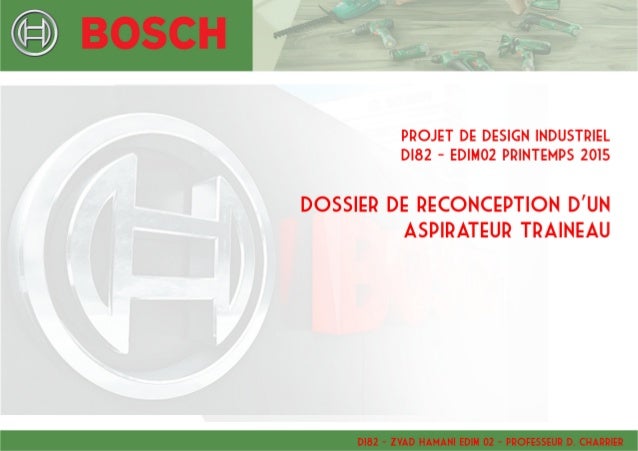 Projet 1er Annee Utbm Reconception D Un Aspirateur Bosch