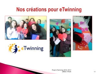 Projet eTwinning 2016-2017
GRÈCE-ITALIE 11
 