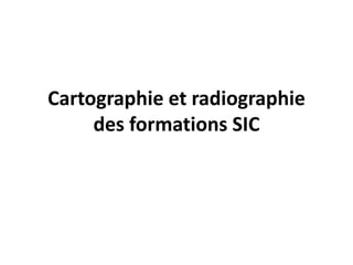 Projet Formations Sfsic