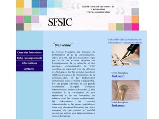 Projet Formations Sfsic