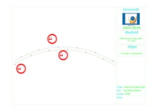 Projet
Prof.
Echelle
Ing.Samer Zakaria
1/1000
routes et ouvrage d'arts
Abdel-Karim Yahya Jaber
Objet
Notes:
2014-2015
Eclairage et signalisation
 