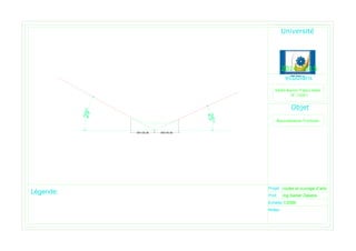 Projet
Prof.
Echelle
Ing.Samer Zakaria
1/2000
routes et ouvrage d'arts
Abdel-Karim Yahya Jaber
Objet
L gende:
Raccordement Verticale
Notes:
2014-2015
SN'=39.38 SM'=40.84
 