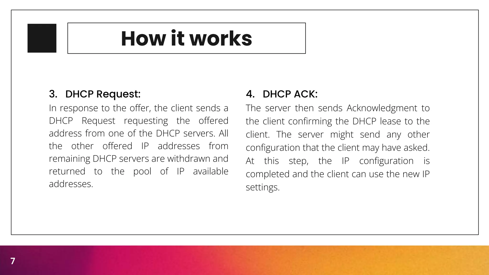 Configuring a DHCP Server | PPT