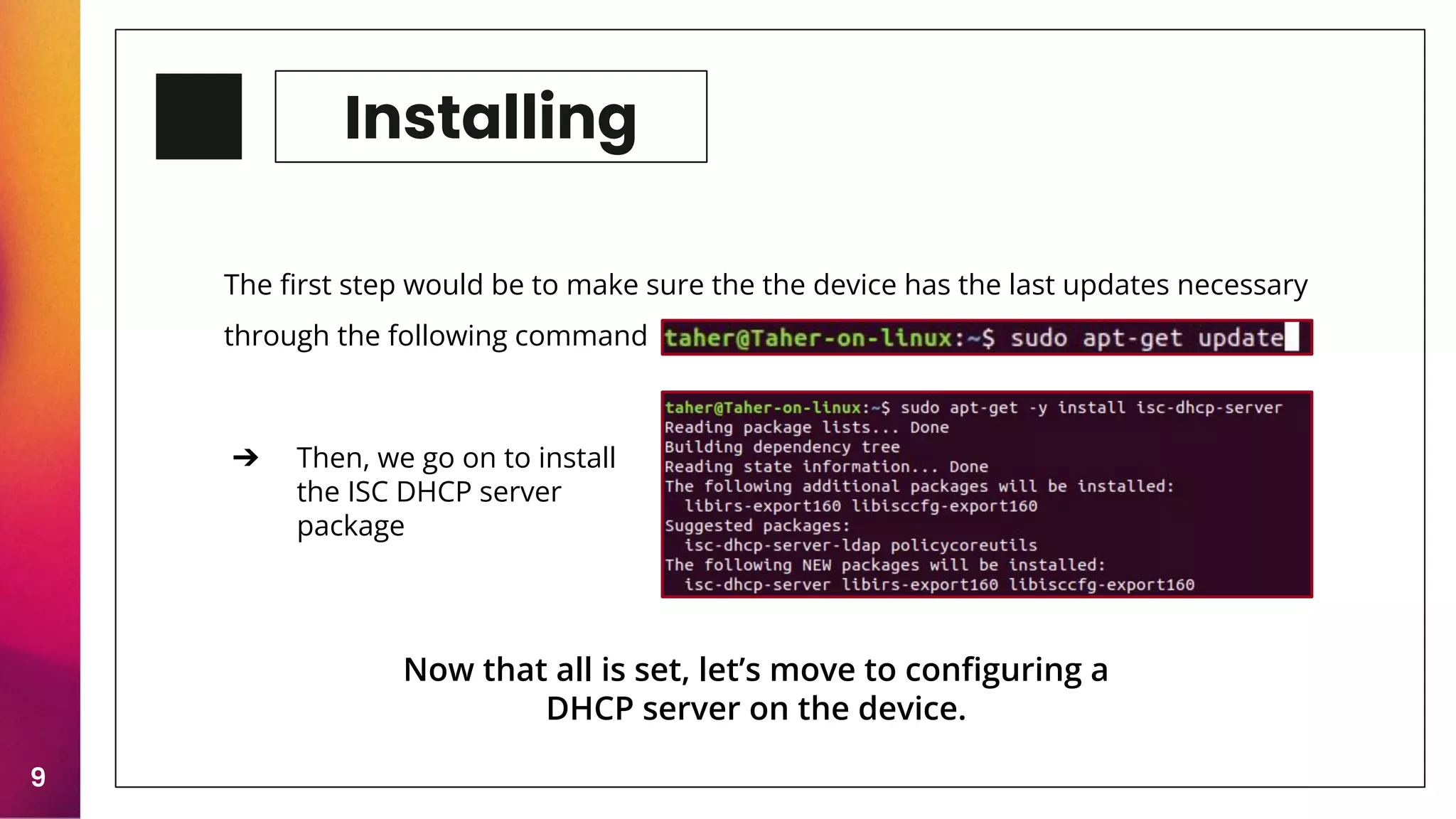 Configuring a DHCP Server | PPT