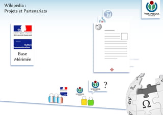 Wikipédia :
Projets et Partenariats




      Base
     Mérimée




                          ?
 