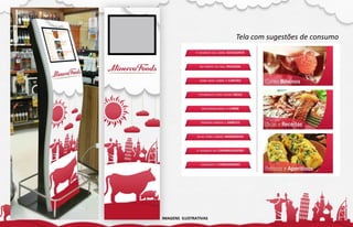 Tela com sugestões de consumo
IMAGENS ILUSTRATIVAS
 