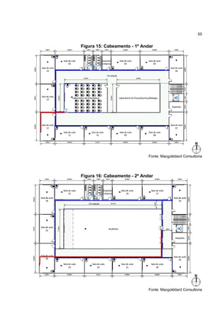 55
Figura 15: Cabeamento - 1º Andar
Fonte: Macgolddard Consultoria
Figura 16: Cabeamento - 2º Andar
Fonte: Macgolddard Consultoria
 