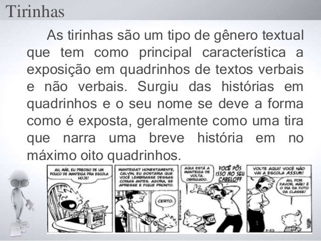 Projeto - Módulo II Versão final - Gênero textual - tirinha