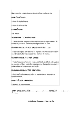 Projeto Sobre Couro E Cia