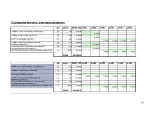 7-Cronograma executivo e-recursos necessários




                                                19
 