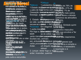 Aurora BorealTenho quarenta janelas
nas paredes do meu
quarto.
Sem vidros nem
bambinelas
posso ver através delas
o mundo em que me
reparto.
Por uma entra a luz do
Sol,
por outra a luz do luar,
por outra a luz das
estrelas
que andam no céu a rolar.
Por esta entra a Via
Láctea
como um vapor de
algodão,
por aquela a luz dos
homens,
pela outra a escuridão.
e a paixão que se
*incendeia,
e a viuvez, e a piedade,
e o grande pássaro
branco,
e o grande pássaro
negro
que se olham
*obliquamente,
arrepiados de medo,
todos os risos e choros,
todas as fomes e sedes,
tudo alonga a sua
sombra
nas minhas quatro
paredes.
Oh janelas do meu
quarto,
quem vos pudesse
rasgar!
Com tanta janela aberta
falta-me a luz e o *ar.
*Silêncio:
1.Estado de quem se abstém o
u pára de falar.
Cessação de som ou ruído.
Sossego, quietude, calma.
2. Estado de uma pessoa que
se cala; que se abstém de falar;
recusa-se a falar.
*Incendiar:
1.verbo transitivo
Pôr fogo a; fazer arder. = INFLA
MAR
verbo transitivo e pronominal
Excitar(-se), animar(-
se), entusiasmar(-se).
verbo pronominal
Arder.
2. Lançar; deitar fogo a; fazer
arder; incendiar; queimar.
pela outra a escuridão.
Pela maior entra o
espanto,
pela menor a certeza,
pela da frente a beleza
que inunda de canto a
canto.
Pela quadrada entra a
esperança
de quatro lados iguais,
quatro arestas, quatro
vértices,
quatro pontos
cardeais.
Pela redonda entra o
sonho,
que as vigias são
redondas,
e o sonho afaga e
embala
*Obliqua:
1.substantivo feminino
[Geometria] Linha reta q
ue forma com outra (ou c
om uma superfície) um â
ngulo agudo e outro obtu
so.
Obliquo:
Não perpendicular, não v
ertical. = INCLINADO
Em diagonal. = ENVIES
ADO
[Geometria] Diz-
se do sólido cujo eixo nã
o é perpendicular à base
2..Recta que com outra
ou uma superfície forma
um ângulo agudo ou
obtuso
Ar:
1. Mistura de 78% de
nitrogénio, 21% de
oxigénio, 1% de
argónio e mais outros
gases, como o dióxido
carbónico da atmosfera
terrestre.
símbolo
[Química] Símbolo quími
co do árgon.
substantivo masculino
F1uido que envolve a Ter
ra.
O fluido que respiramos.
2. Fluído gasoso que
envolva terra e compõe a
atmosfera, é necessário
à respiração e à
combustão.
 
