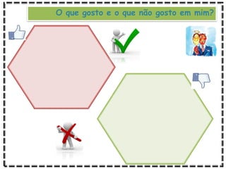 O que gosto e o que não gosto em mim?
 