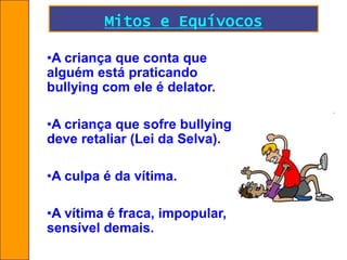 DO BULLYING PARA AS GANGUESHá ainda o problema daformação de grupos até gangues pela ação do agressor, que podem futuramente partir para a prática de atos de delinqüência. A atuação preventiva nesses casos é a melhor saída. 