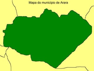 Mapa do município de Arara  