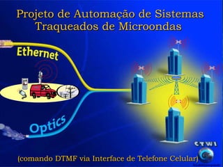 Projeto de Automação de Sistemas Traqueados de Microondas  (comando DTMF via Interface de Telefone Celular) UMJ 