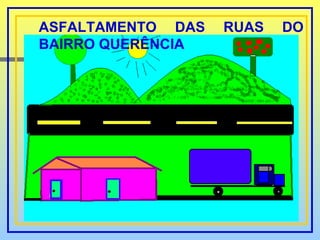 ASFALTAMENTO DAS RUAS DO BAIRRO QUERÊNCIA 