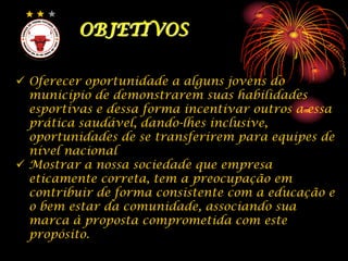 Disponibilizar “escolinhas” por bairros para crianças e adolescentes em situação de risco, gratuitamente;