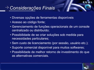 Layout do Centro Operação e Controle da RedePrevisão de operação no final de 2010
