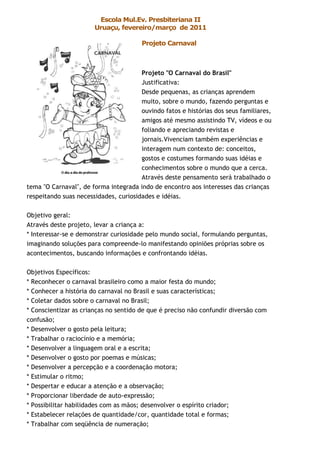 Projeto carnaval