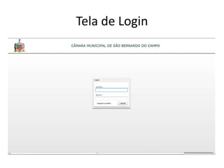 Tela de Login 
 