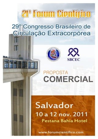 Projeto Comercial Forum Cientifico 2011