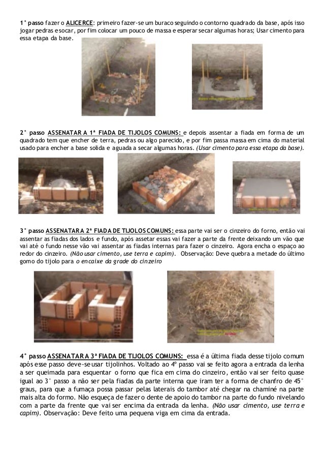 Como fazer um forno de barro com tambor