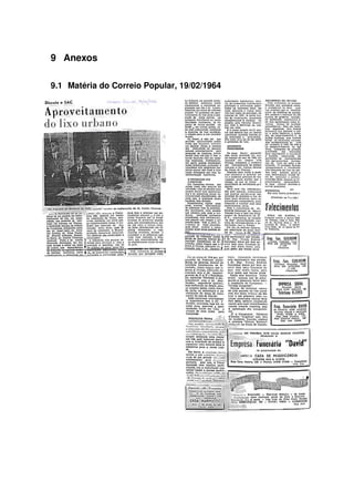 9 Anexos
9.1 Matéria do Correio Popular, 19/02/1964
 