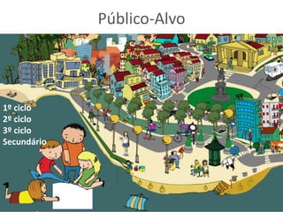 Público-Alvo




1º ciclo
2º ciclo
3º ciclo
Secundário
 