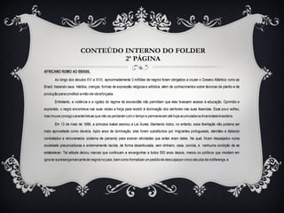 CONTEÚDO INTERNO DO FOLDER 2ª PÁGINA 