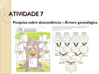 ATIVIDADE 7 Pesquisa sobre descendência – Árvore genealógica 