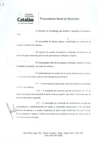 Projeto de concessão da SAE