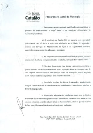 Projeto de concessão da SAE