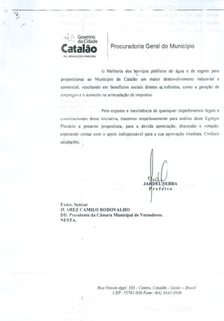 Projeto de concessão da SAE