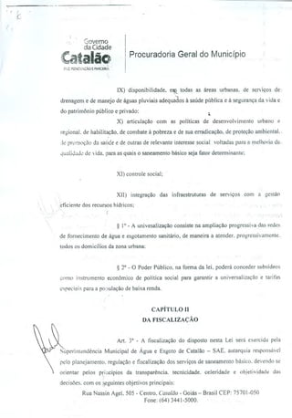 Projeto de concessão da SAE