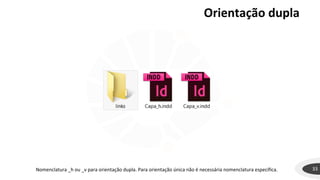Orientação dupla
33Nomenclatura _h ou _v para orientação dupla. Para orientação única não é necessária nomenclatura específica.
 