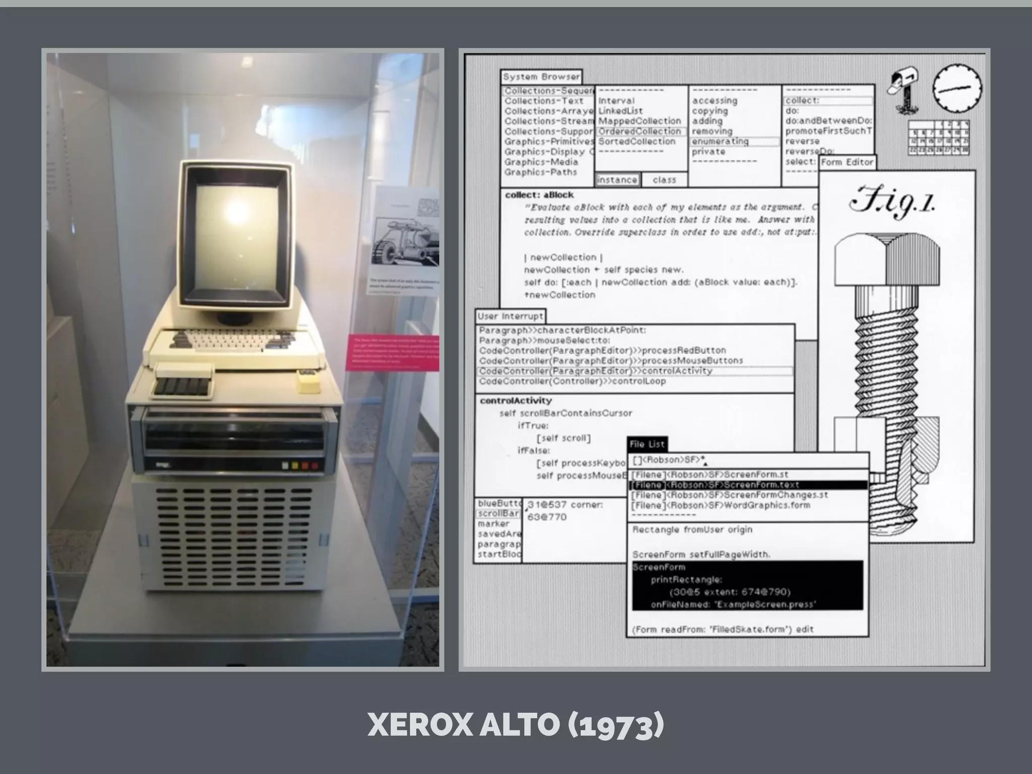 XEROX ALTO (1973)
 