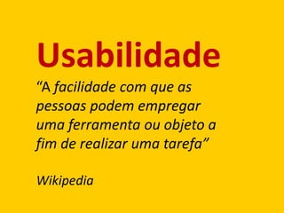 Projeto de Interfaces - Aula 03