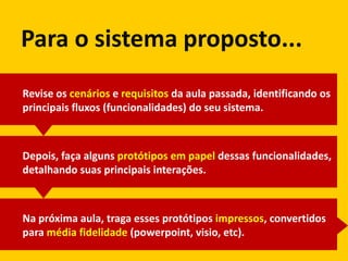 Projeto de Interfaces - Aula 03