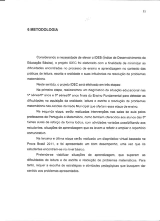 Projeto de intervenção idec   2013
