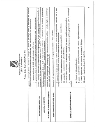 Projeto de lei LOA 2015 Caruaru