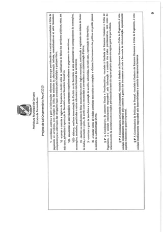 Projeto de lei LOA 2015 Caruaru