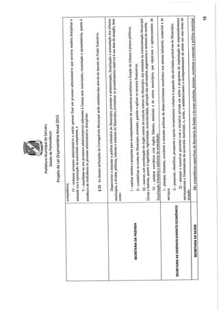 Projeto de lei LOA 2015 Caruaru