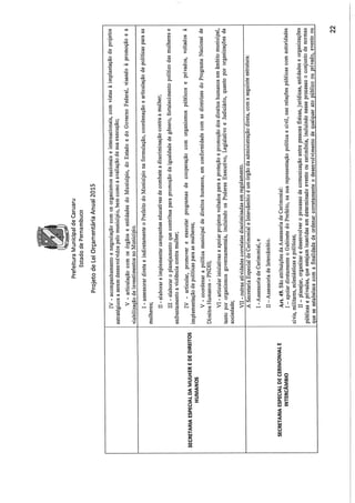 Projeto de lei LOA 2015 Caruaru