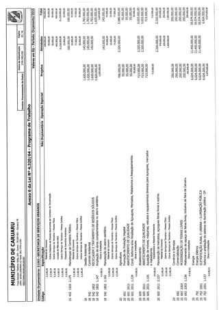 Projeto de lei LOA 2015 Caruaru