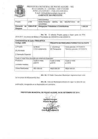 Projeto de lei nº 656/2014