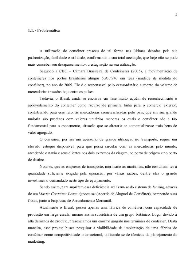 Projeto para monografia
